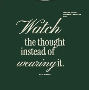 Detalle del estampado IS004 «Watch the thought»
